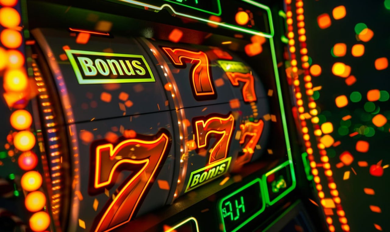 Account security shield beside neon slots symbols for adult users